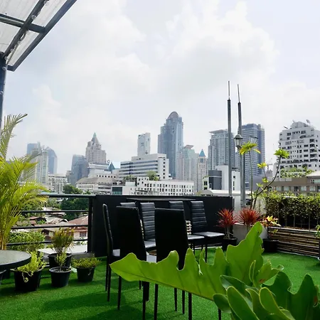 Hash Apartment With Unique Chill Design At Silom Soi 3 Bangkok Exterior photo